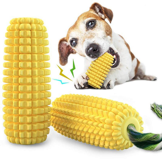 PROKEl Dog Chew Toy – Corn Stick Rope Squeaker for All Breeds