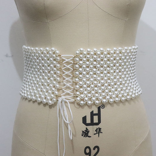 Classic Handmade Beaded Waist Cincher – Commuter Elastic