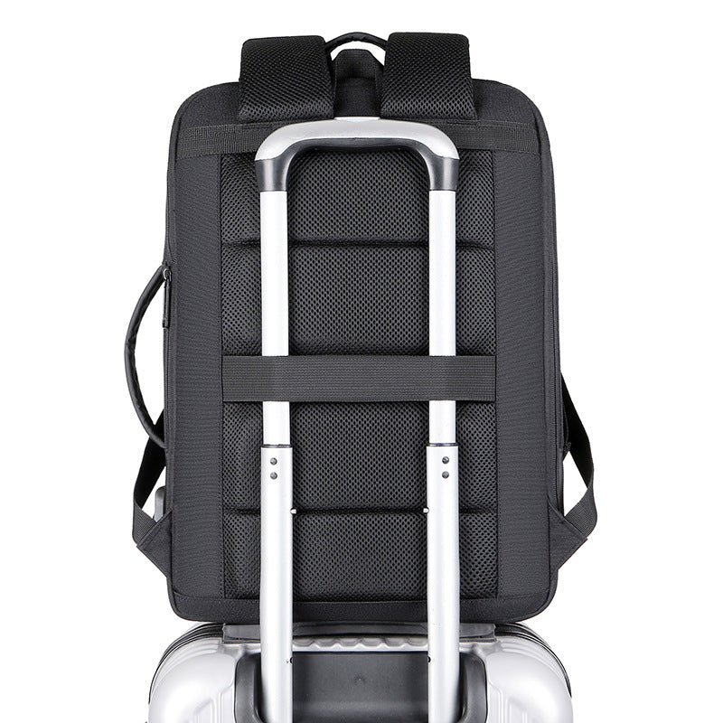 Buy Multi-functional Black Breathable Laptop Backpack Smart Carry
