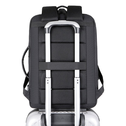 Buy Multi-functional Black Breathable Laptop Backpack Smart Carry