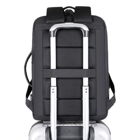 Buy Multi-functional Black Breathable Laptop Backpack Smart Carry