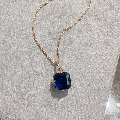 Buy Sapphire Earrings and Necklace Set Elegant Jewelry Gift