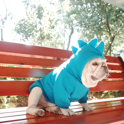 Buy Pet Apparel Fleece Solid Color Hoodie – Warm Dog Clothes