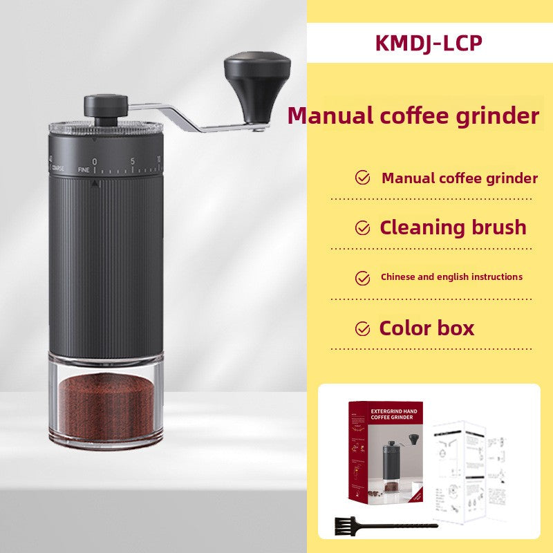 Manual Coffee Grinder with Hand Crank for Home and Travel