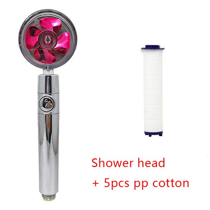 Buy Shower Head Water Saving – 360° Rotating ABS Rain Nozzle