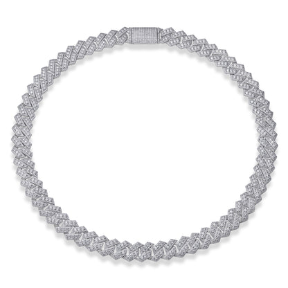 Jinba Legend S925 Silver Moissanite Necklace Trendy Set