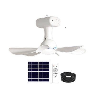 Multifunctional Solar Rechargeable Ceiling Fan Outdoor Use