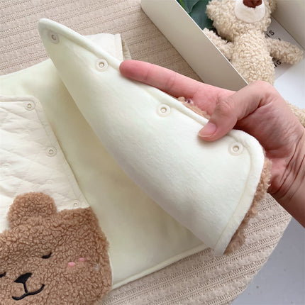 Children’s Cartoon Fleece Vest Windproof Thick Winter Jacket