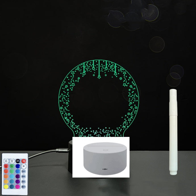 3D Acrylic Handwriting LED Message Board for Creative Decor