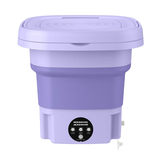 Foldable Mini Washing Machine with Blue Light Sterilization