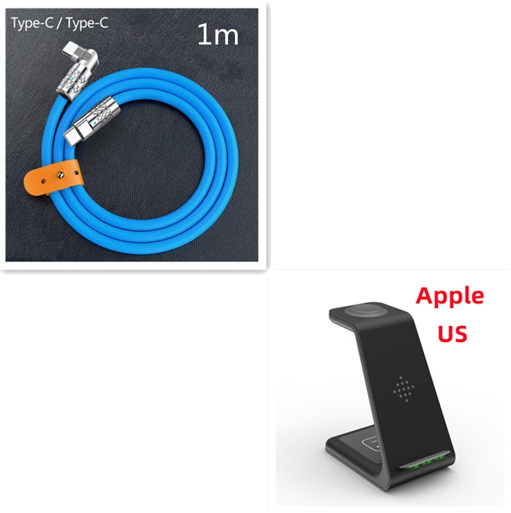 3 in 1 Fast Charging Station Wireless Charger Phone Stand