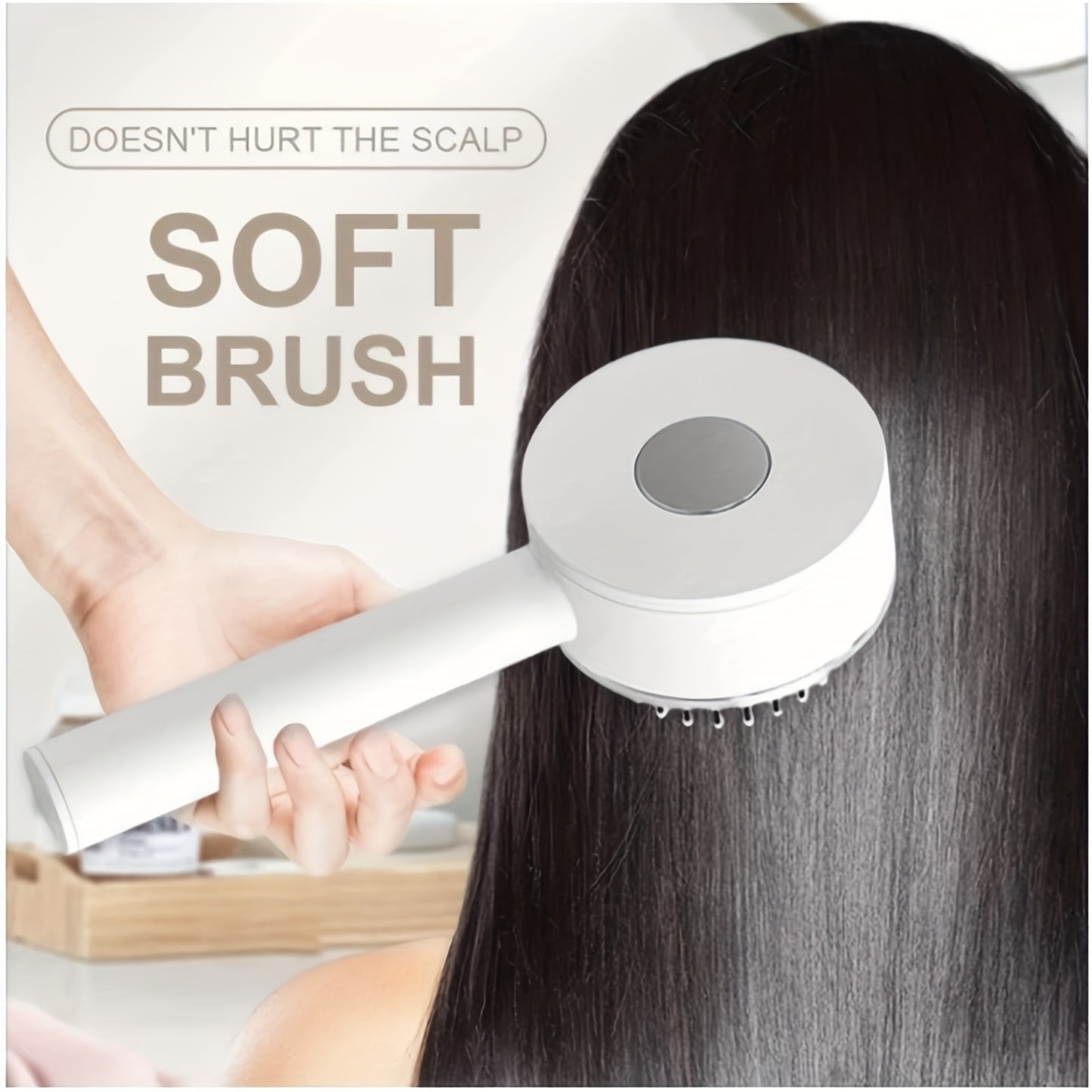 Self-Cleaning Hair Brush Anti-Static Airbag Massage Comb