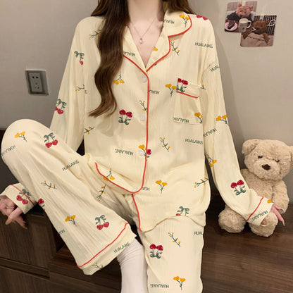 Buy High-Value Korean-Style Wrinkled Fabric Women’s Suit Set