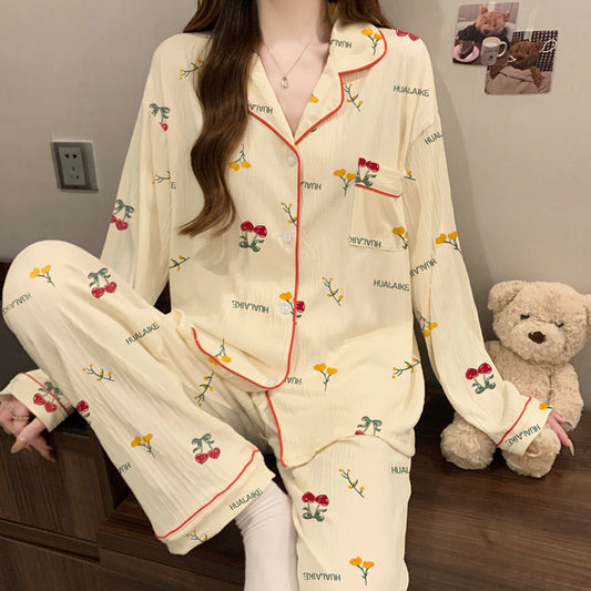 Buy High-Value Korean-Style Wrinkled Fabric Women’s Suit Set