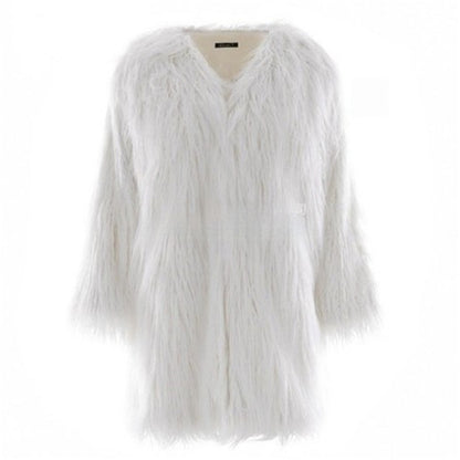 New Haining Fur Coat Mid-length Style for Winter Fashion