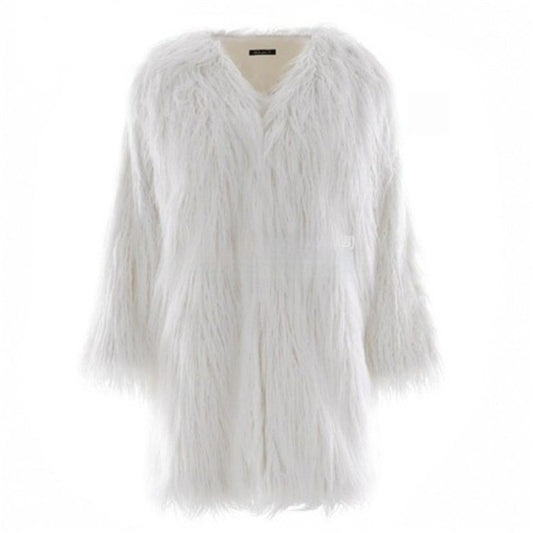 New Haining Fur Coat Mid-length Style for Winter Fashion