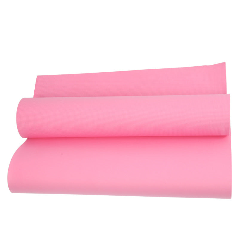 Blue and yellow EVA yoga mat