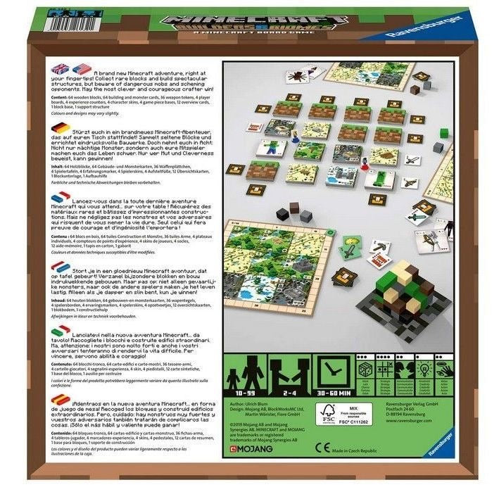 Minecraft IP Board Game Monopoly for Family Fun and Strategy