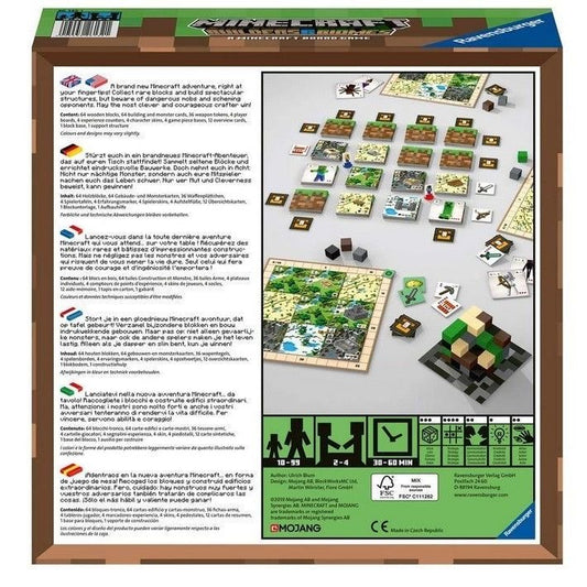 Minecraft IP Board Game Monopoly for Family Fun and Strategy