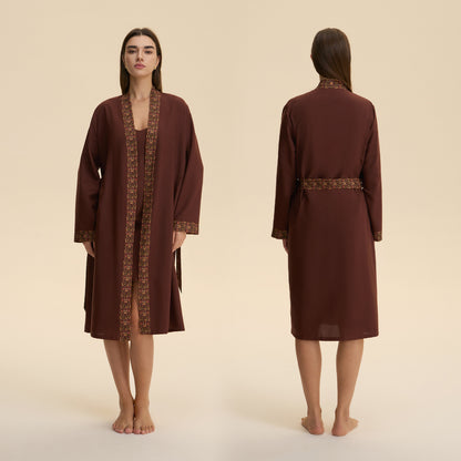 Buy Loose Casual Middle Eastern Style Cotton Nightgown for Couples