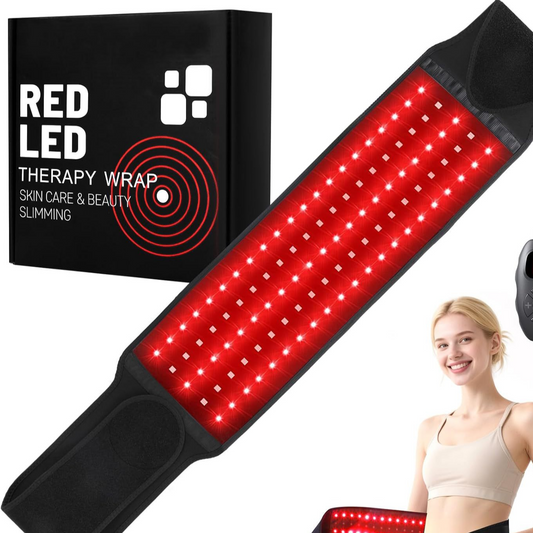 Red Infrared Therapy Belt for Back Support and Pain Relief