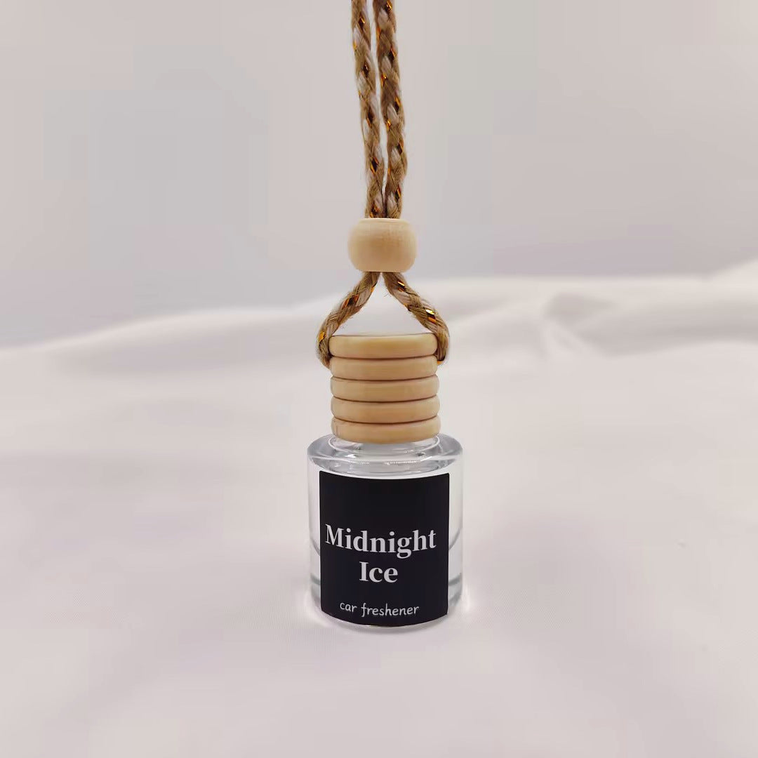 Car-mounted perfume glass bottle