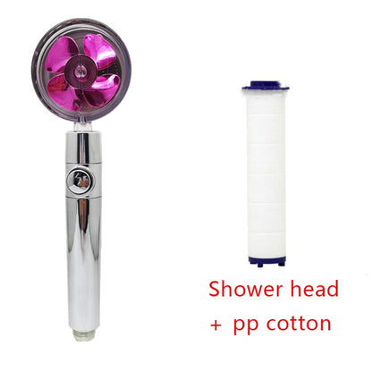 Buy Shower Head Water Saving – 360° Rotating ABS Rain Nozzle