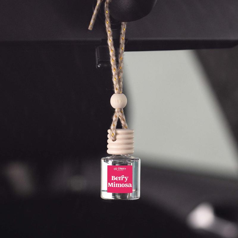 Car-mounted perfume glass bottle