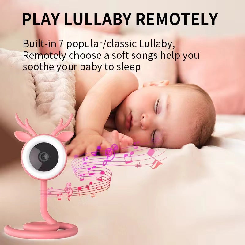 HD Baby Monitor with Clear Video Screen for Nursery Care