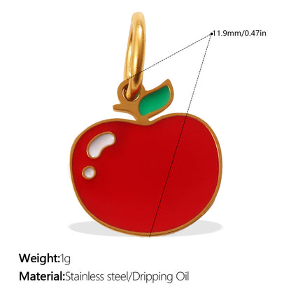 Colorful Drip-Oil Pendant Stylish Necklace Designed for Women