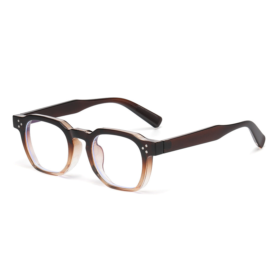 Fashion Round Frame Studded Sunglasses for Eye Protection