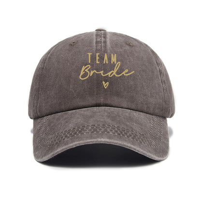 Buy Retro Distressed Baseball Cap – Letter Print Casual Sun Hat