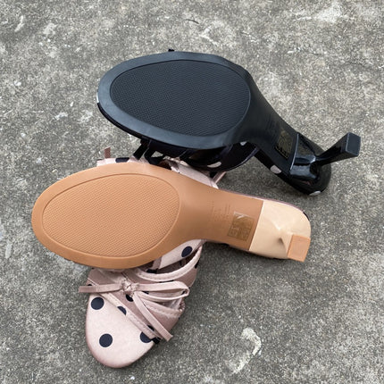 Women’s Polka-Dot Bow Slippers Cute Upgrade Home Footwear