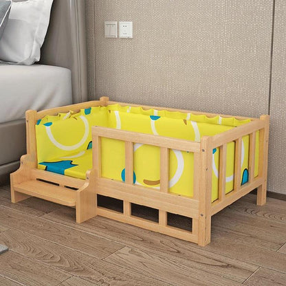 Pet Dog Bed – Summer Wooden Bed for Small and Large Dogs