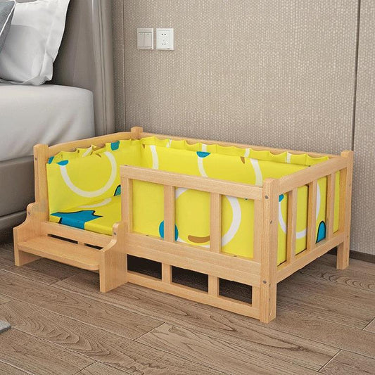 Pet Dog Bed – Summer Wooden Bed for Small and Large Dogs