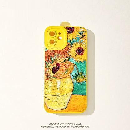 Sunflower iPhone 14 Silicone Phone Case Stylish & Protective