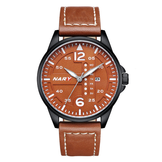 Buy Stylish Quartz Watch with Sophisticated Dial for Men