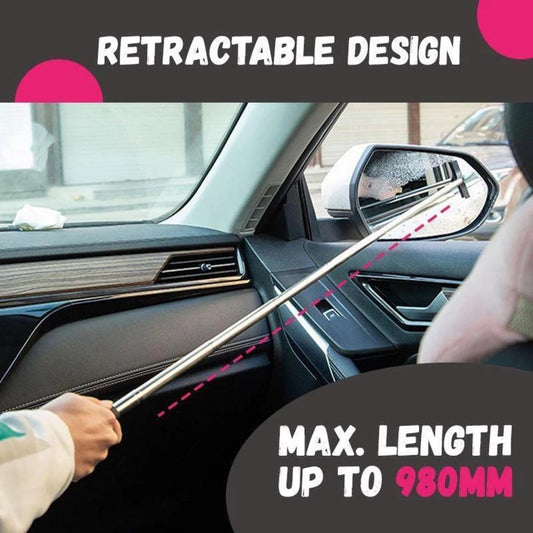 Car Rearview Mirror Wiper Rain Cleaning Tool Portable.