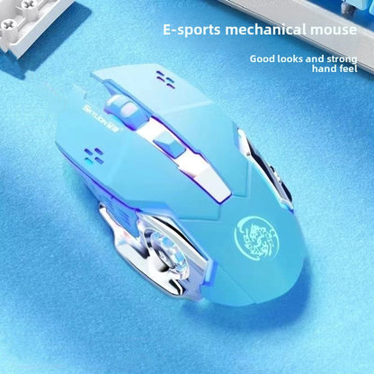 Ergonomic Rechargeable Silent Wireless Mouse for Office Work