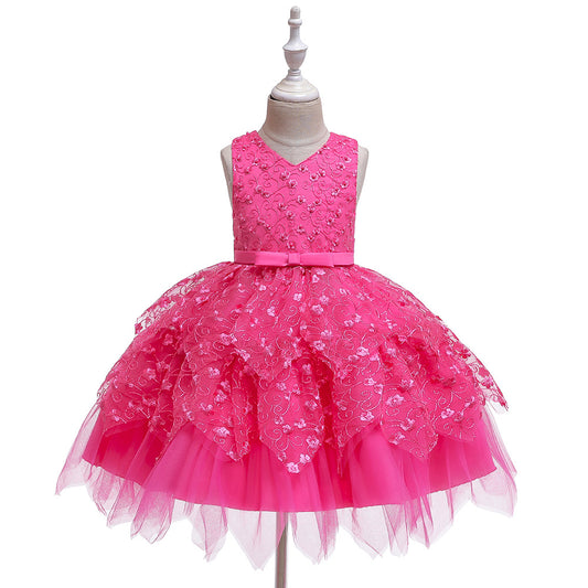Baby Girls’ Dresses for Kindergarten Middle & Small Children