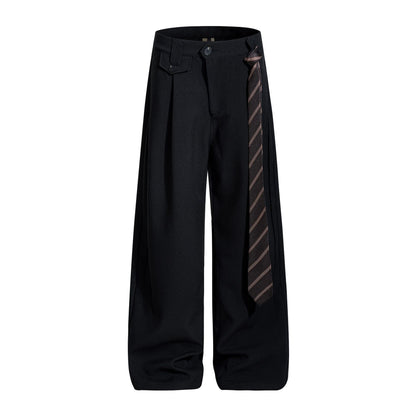 Old-Money-Style Relaxed Wide-Leg Linen Casual Dress Pants