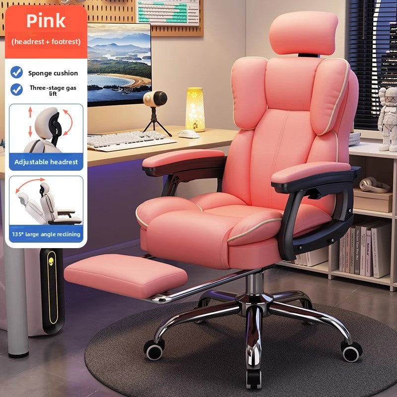 Adjustable Lumbar Support Ergonomic Office Chair for Comfort