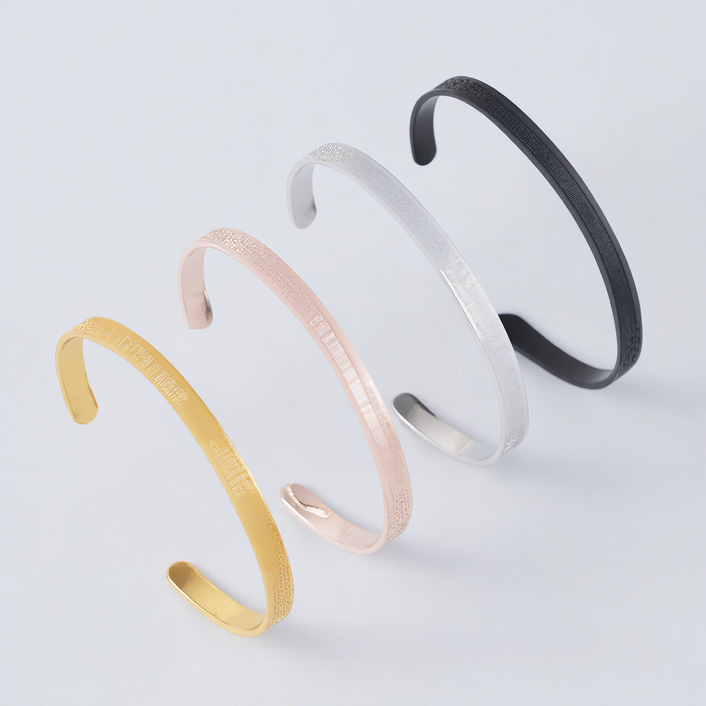 C-shaped opening women's bracelet