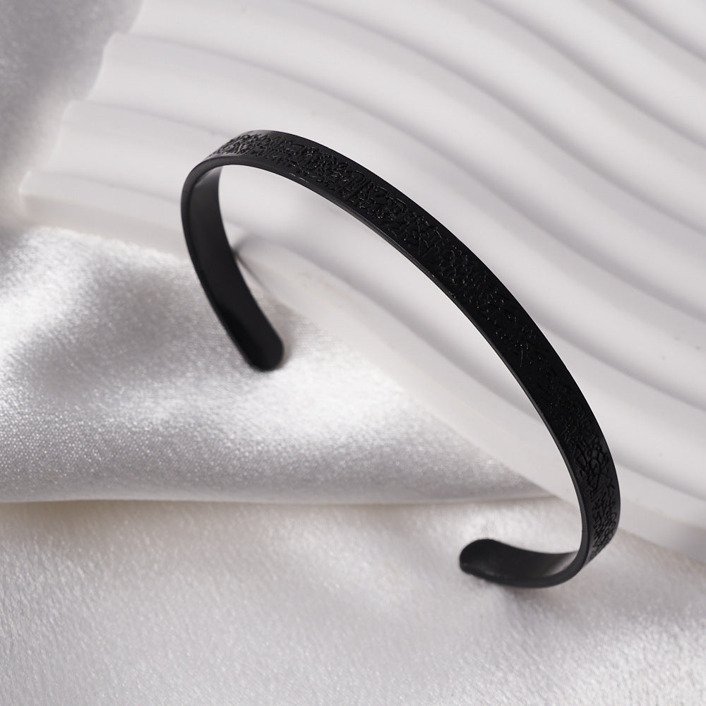 C-shaped opening women's bracelet