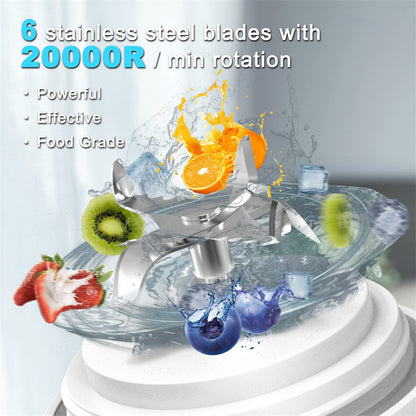 Personal Portable Blender Juicer for Smoothies and Shakes