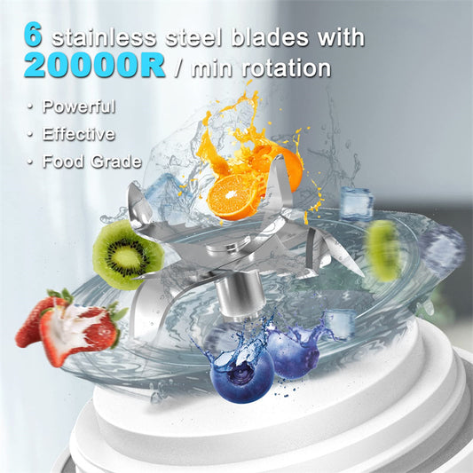 Personal Portable Blender Juicer for Smoothies and Shakes