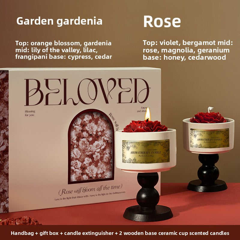 Floral Aromatherapy Candles for Relaxing Home Fragrance