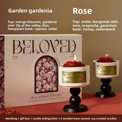 Floral Aromatherapy Candles for Relaxing Home Fragrance