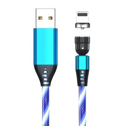 Buy 540° Rotating Luminous Magnetic Fast Charge Cable for Mobile