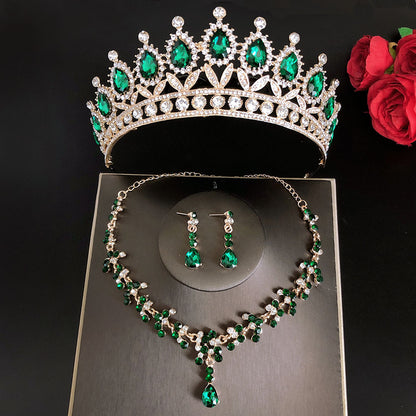 Buy Elegant Royal Queen Bridal Jewelry Sets with Tiara Crown.